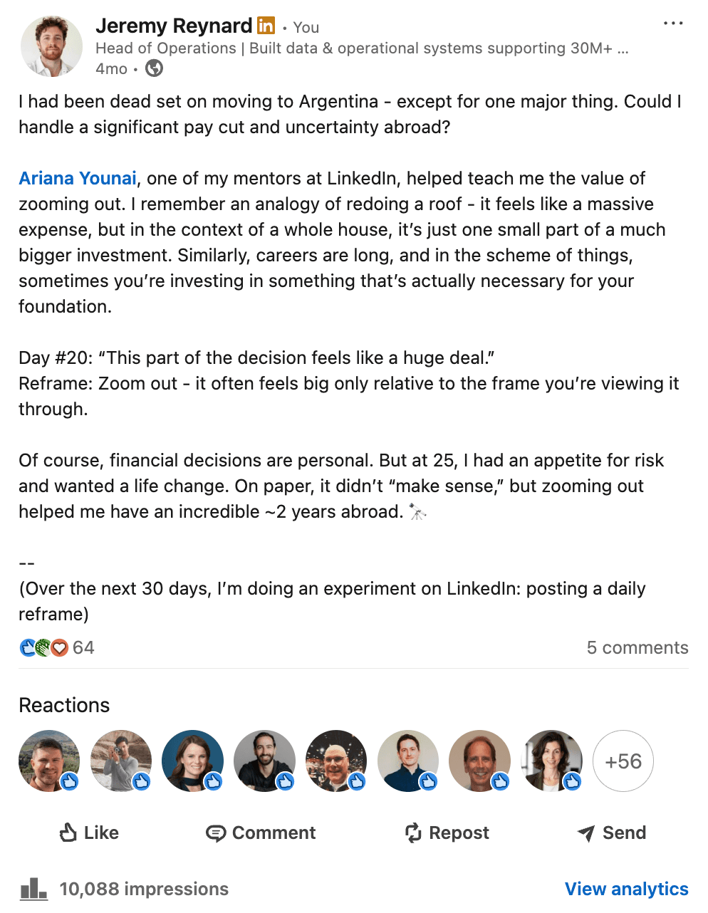 Day 20: This feels like a huge deal